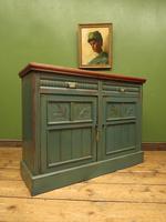 Antique Painted Bohemian Blue Edwardian Sideboard (18 of 22) Antique Painted Bohemian Blue Edwardian Sideboard (18 of 22)