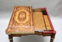 French Louis XVI Style Marquetry Card Occasional Table (6 of 13) French Louis XVI Style Marquetry Card Occasional Table (6 of 13)