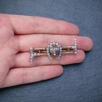 Antique Victorian Diamond Fox Hunting Riding Brooch Silver 18ct Gold 2ct of Diamond c.1900 (7 of 7) Antique Victorian Diamond Fox Hunting Riding Brooch Silver 18ct Gold 2ct of Diamond c.1900 (7 of 7)