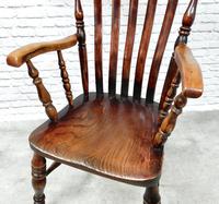 19th Century Lincolnshire Windsor Lathback Armchair (6 of 10) 19th Century Lincolnshire Windsor Lathback Armchair (6 of 10)