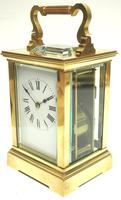 Good Antique French 8-day Carriage Clock Bevelled Case Large Dial & Carry Handle (4 of 13) Good Antique French 8-day Carriage Clock Bevelled Case Large Dial & Carry Handle (4 of 13)