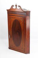 Antique Georgian Mahogany & Inlaid Corner Cupboard (3 of 13) Antique Georgian Mahogany & Inlaid Corner Cupboard (3 of 13)
