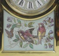 French Belle Epoque Brass and Porcelain Clock Set (15 of 17) French Belle Epoque Brass and Porcelain Clock Set (15 of 17)