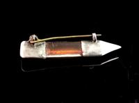 Antique Victorian Silver & Amber Brooch (8 of 9) Antique Victorian Silver & Amber Brooch (8 of 9)