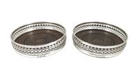 Pair of Vintage Sterling Silver Wine / Champagne Coasters 1973 (3 of 8) Pair of Vintage Sterling Silver Wine / Champagne Coasters 1973 (3 of 8)