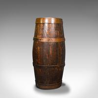 Antique Coopered Barrel Stick Stand, English, Oak, Hallway Portico, Victorian (4 of 12) Antique Coopered Barrel Stick Stand, English, Oak, Hallway Portico, Victorian (4 of 12)