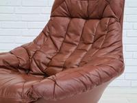 H.W.Klein, Danish swivel armchair, 70s, leather, original upholstery, very good condition (10 of 19) H.W.Klein, Danish swivel armchair, 70s, leather, original upholstery, very good condition (10 of 19)