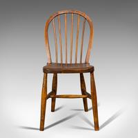 Antique Stick Back Chair, English, Elm, Beech, Station Seat, Victorian c.1870 (9 of 12) Antique Stick Back Chair, English, Elm, Beech, Station Seat, Victorian c.1870 (9 of 12)