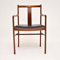 Danish Vintage Rosewood & Leather Armchair / Desk Chair (8 of 12) Danish Vintage Rosewood & Leather Armchair / Desk Chair (8 of 12)
