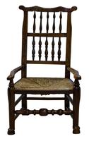 19th Century Lancashire "Wheatear" Spindleback Low Armchair (4 of 5) 19th Century Lancashire "Wheatear" Spindleback Low Armchair (4 of 5)