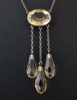 Antique Citrine Drop Necklace, Art Nouveau (6 of 11) Antique Citrine Drop Necklace, Art Nouveau (6 of 11)