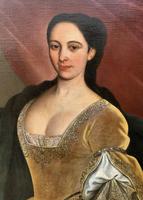 Huge Early 18th Century French Oil Portrait Painting of 'Lucy Webb, Heiress of Ashwick' (8 of 17) Huge Early 18th Century French Oil Portrait Painting of 'Lucy Webb, Heiress of Ashwick' (8 of 17)