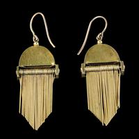 Antique Victorian Etruscan Revival Turquoise Fringe Earrings 18ct Gold c.1860 (2 of 5) Antique Victorian Etruscan Revival Turquoise Fringe Earrings 18ct Gold c.1860 (2 of 5)