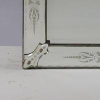 Large Italian Venetian Glass Overmantle Mirror (7 of 8) Large Italian Venetian Glass Overmantle Mirror (7 of 8)
