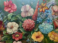 An Extraordinary Original 1952 Vintage French Still Life Of Flowers Oil Painting (9 of 11) An Extraordinary Original 1952 Vintage French Still Life Of Flowers Oil Painting (9 of 11)