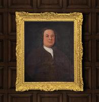 Early 18th Century Oil Portrait Painting Of A Gentleman, Antique Art