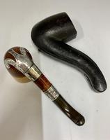 Antique Silver Mounted Smokers Pipe c.1910 (5 of 5) Antique Silver Mounted Smokers Pipe c.1910 (5 of 5)