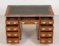 Superb Victorian Walnut 2 Pedestal Desk (6 of 10) Superb Victorian Walnut 2 Pedestal Desk (6 of 10)