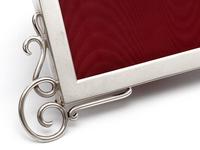 Edwardian Silver Picture Frame with a Plain Mount and Thick Gauge Applied Scrolling (4 of 4) Edwardian Silver Picture Frame with a Plain Mount and Thick Gauge Applied Scrolling (4 of 4)