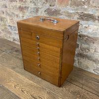 Mahogany Dentist Cabinet with Chrome Handle (9 of 9) Mahogany Dentist Cabinet with Chrome Handle (9 of 9)