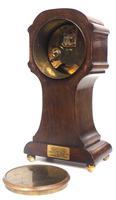 Impressive Solid Mahogany Tulip Cased Timepiece Clock with Satinwood Inlaid Decoration (6 of 10) Impressive Solid Mahogany Tulip Cased Timepiece Clock with Satinwood Inlaid Decoration (6 of 10)