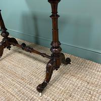 Magnificent Victorian Figured Walnut Antique Centre Table (3 of 7) Magnificent Victorian Figured Walnut Antique Centre Table (3 of 7)