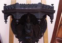 Burmese Carved Wall Bracket Hardwood 1860 (free Shipping to Mainland England) (4 of 12) Burmese Carved Wall Bracket Hardwood 1860 (free Shipping to Mainland England) (4 of 12)
