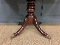 George IV Mahogany Twin Pillar Dining Table (12 of 15) George IV Mahogany Twin Pillar Dining Table (12 of 15)