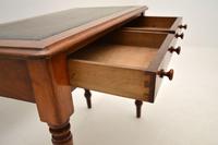 Antique Victorian Walnut Leather Top Writing Table / Desk (9 of 10) Antique Victorian Walnut Leather Top Writing Table / Desk (9 of 10)