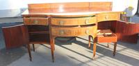 1920s Mahogany Bow Front Sideboard with Inlay by Waring & Gillow (2 of 5) 1920s Mahogany Bow Front Sideboard with Inlay by Waring & Gillow (2 of 5)