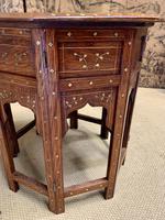Early 20th Century Brass Inlaid Hoshiarpur Table (4 of 7) Early 20th Century Brass Inlaid Hoshiarpur Table (4 of 7)