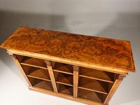 A Sophisticated Mid 19th Century Walnut Dwarf Open Bookcase (4 of 5) A Sophisticated Mid 19th Century Walnut Dwarf Open Bookcase (4 of 5)