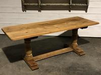 French Bleached Oak Farmhouse Dining Table (9 of 10) French Bleached Oak Farmhouse Dining Table (9 of 10)