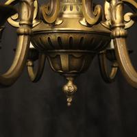 French Gilded Brass 12 Light Tiered Chandelier Oka04098 (9 of 10) French Gilded Brass 12 Light Tiered Chandelier Oka04098 (9 of 10)