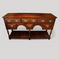 19th Century Oak Pot Board Dresser Base (1 of 12)