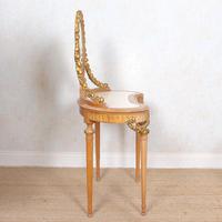 Neoclassical Marble Dressing Table Gilt Mirrored Vanity Satinwood (8 of 14) Neoclassical Marble Dressing Table Gilt Mirrored Vanity Satinwood (8 of 14)