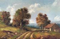 Large Fabulous Early 1900s British Farming Impressionist Landscape Oil Painting (4 of 13) Large Fabulous Early 1900s British Farming Impressionist Landscape Oil Painting (4 of 13)