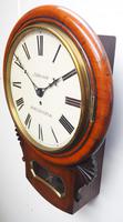 Rare Antique Drop Dial Wall Clock 8 Day Single Fusee Movement (12 of 13) Rare Antique Drop Dial Wall Clock 8 Day Single Fusee Movement (12 of 13)