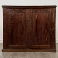 Antique 19th Century Good Quality Pitch Pine Cupboard
