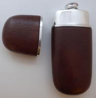 1930's James Dixon Spectacle Case Silver Plated Leather Bound Glass Hip Flask (4 of 7) 1930's James Dixon Spectacle Case Silver Plated Leather Bound Glass Hip Flask (4 of 7)
