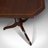 Antique Tripod Table, English, Flame Mahogany, Side, Wine, Regency c.1820 (9 of 10) Antique Tripod Table, English, Flame Mahogany, Side, Wine, Regency c.1820 (9 of 10)