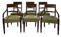 Set of 6 Regency Mahogany Chairs Including 2 Carvers (8 of 13) Set of 6 Regency Mahogany Chairs Including 2 Carvers (8 of 13)