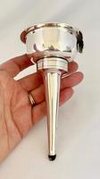 Silver Plated Two Part Wine Funnel. c1900. (2 of 8) Silver Plated Two Part Wine Funnel. c1900. (2 of 8)