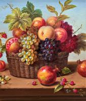 Original Vintage Still Life of Fruit & Flowers - 'Tom Caspers' 20thc British (9 of 12) Original Vintage Still Life of Fruit & Flowers - 'Tom Caspers' 20thc British (9 of 12)