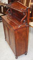 1820's Regency 2 Door Mahogany Chiffonier with Back (2 of 5) 1820's Regency 2 Door Mahogany Chiffonier with Back (2 of 5)