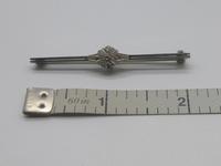 Art Deco 18ct White Gold, Platinum & Diamond Brooch (7 of 7) Art Deco 18ct White Gold, Platinum & Diamond Brooch (7 of 7)