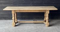 French Bleached Oak Refectory Farmhouse Dining Table (2 of 26) French Bleached Oak Refectory Farmhouse Dining Table (2 of 26)