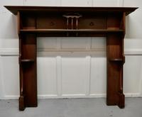 1930s Art Deco Style Mahogany Fireplace (6 of 6) 1930s Art Deco Style Mahogany Fireplace (6 of 6)