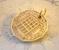 Vintage Pocket Watch Chain Fob 1954 Queen Elizabeth Threpenny Bit Coin Fob (3 of 7) Vintage Pocket Watch Chain Fob 1954 Queen Elizabeth Threpenny Bit Coin Fob (3 of 7)