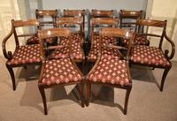 Ten Regency Rope Back Dining Chairs Ten Regency Rope Back Dining Chairs